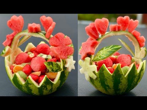 تزیین هندوانه شب یلدا