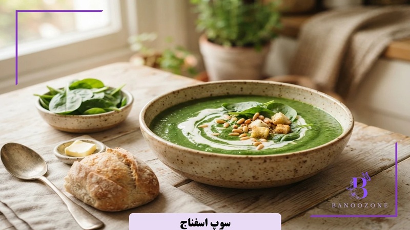 سوپ اسفناج