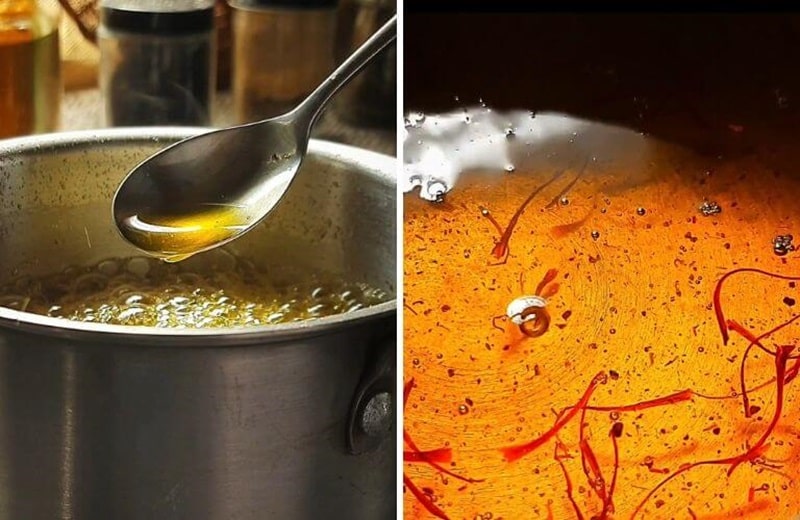 طرز تهیه شربت زعفران آسان و سریع