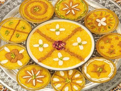 تزیین شله زرد