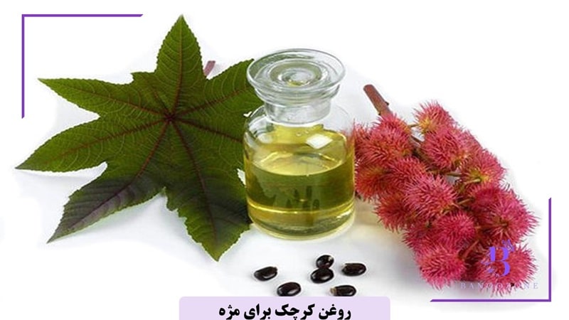 تاثیرات روغن کرچک بر مژه