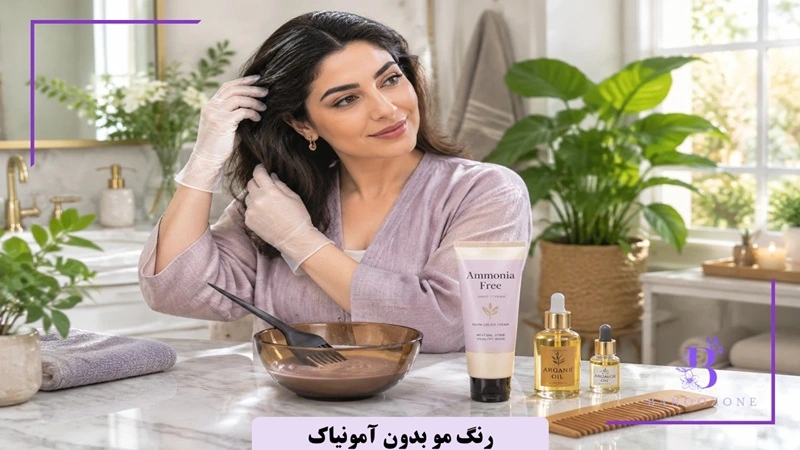 رنگ مو بدون آمونیاک

